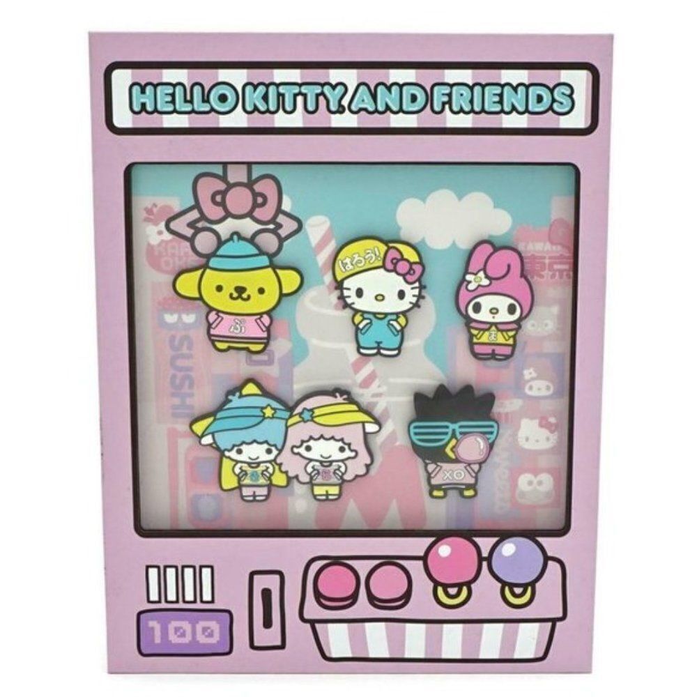 Hello Kitty & Friends Loungefly Pin Set Nycc 2019 Exclusive Le 1000 Pcs